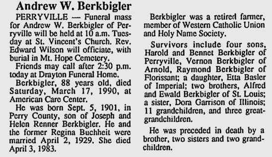 Berkbigler, Andrew W.