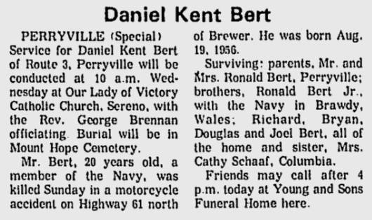 Bert, Daniel Kent