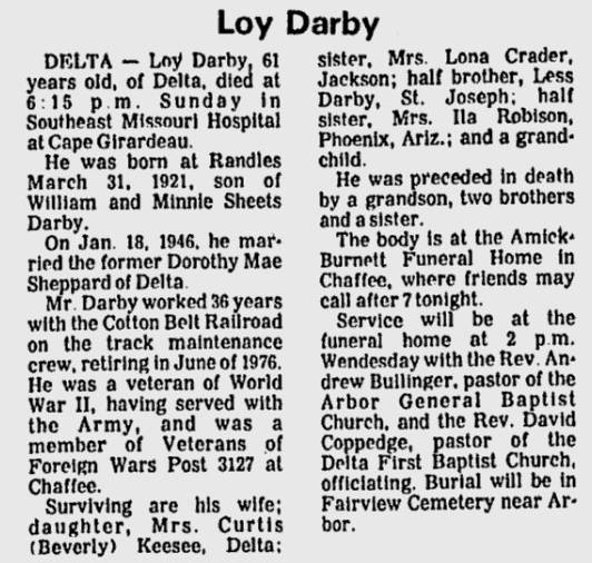 Darby, Loy R.