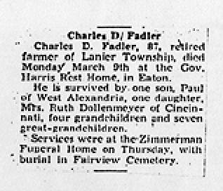 Fadler, Charles Dietrich