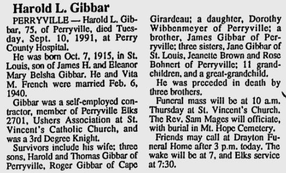 Gibbar, Harold L.