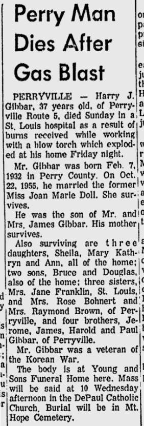 Gibbar, Harry J.