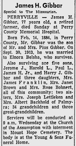 Gibbar, James H.