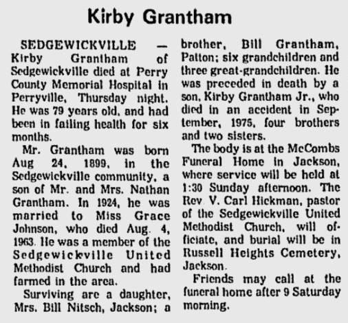 Grantham, Kirby Marvin