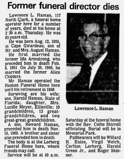 Haman, Lawrence L.