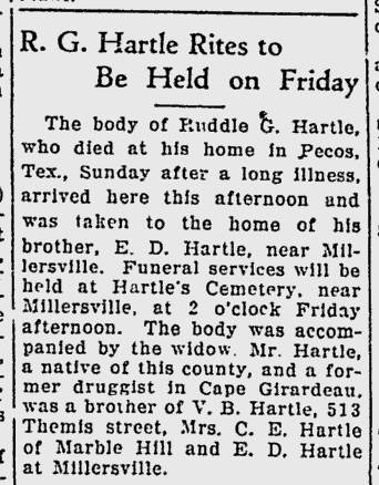 Hartle, Ruddle G.