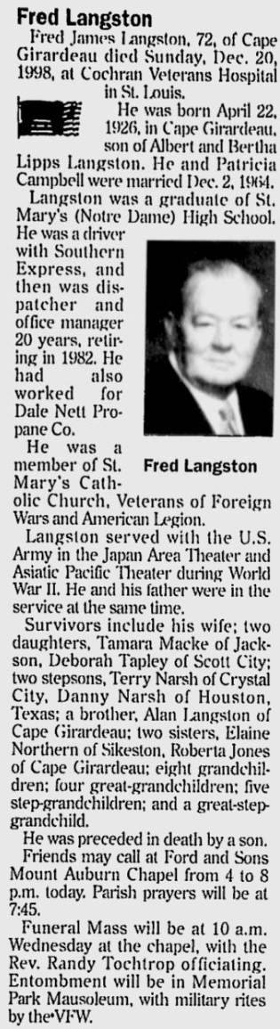 Langston, Fred James