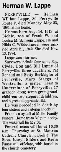 Lappe, Herman William