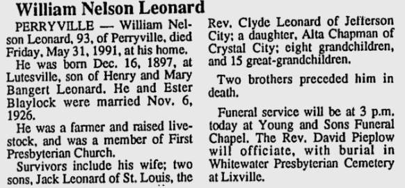 Leonard, William Nelson