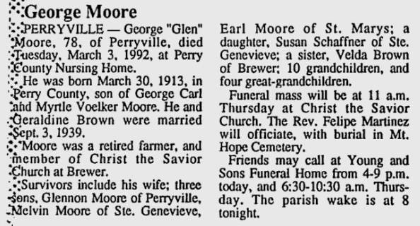 Moore, George Glennon