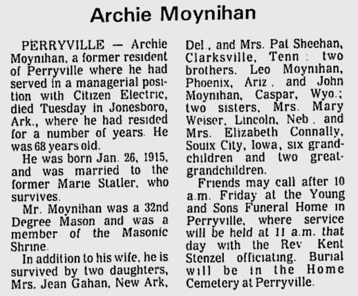 Moynihan, Archie