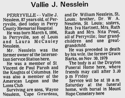 Nesslein, Vallie J.