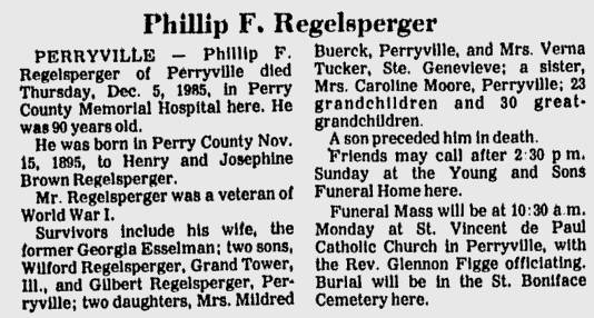 Regelsperger, Phillip F.