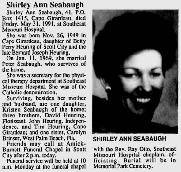 Seabaugh, Shirley Ann (nee Heuring)