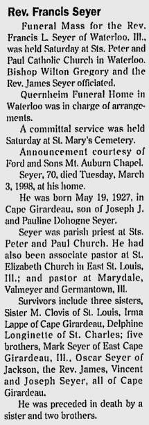 Seyer, Francis L., Rev.