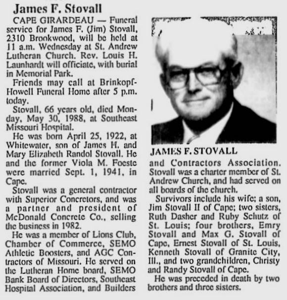 Stovall, James "Jim" F.