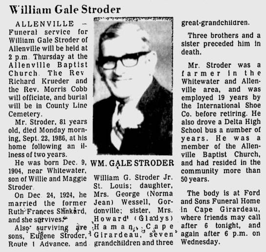 Stroder, William Gale