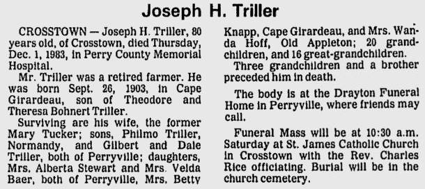 Triller, Joseph H.