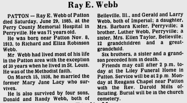 Webb, Rayford Elgin